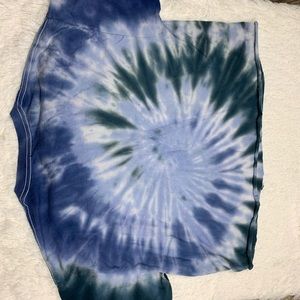 Prince Tops - Prince Purple rain tie dye crop tee Prince Tops - Prince Purple rain tie dye crop tee